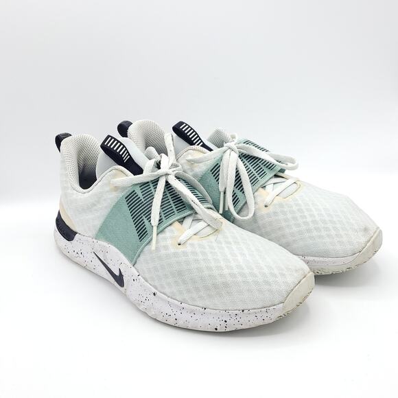 Nike In Season TR 9 AR4543-100 White green Running women's Size 9.5 - Picture 2 of 9